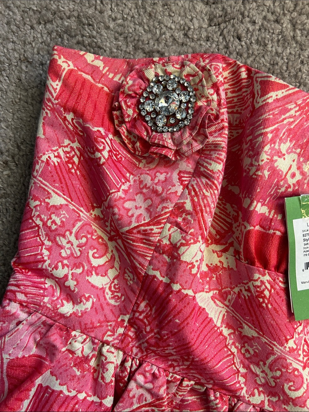 $258 Lilly Pulitzer Sari Dress - It’s Getting Hot In Here, Size 6 - Picture 5 of 9